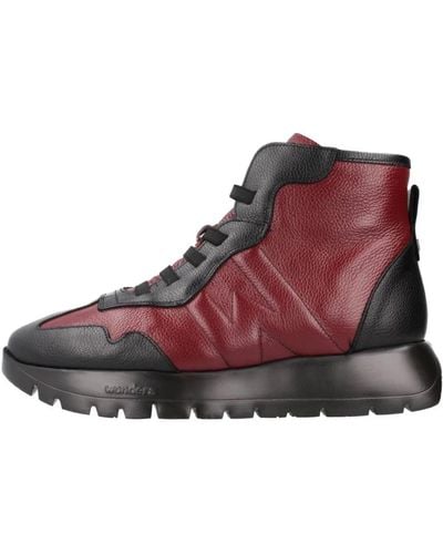 Wonders Lace-up boots - Rot