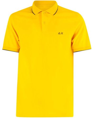 Sun 68 Polo Shirts - Yellow
