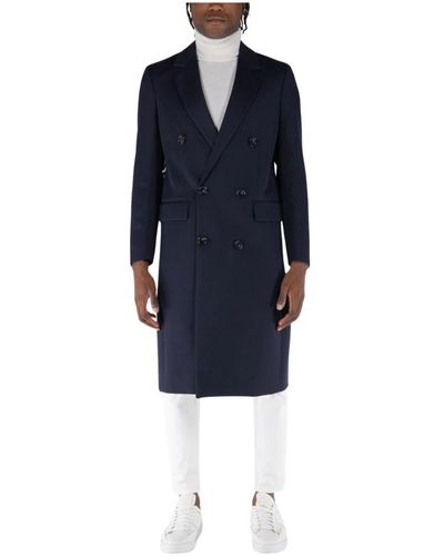 PT Torino Coats > double-breasted coats - Bleu