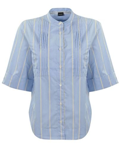 Fay Blouses & shirts > shirts - Bleu