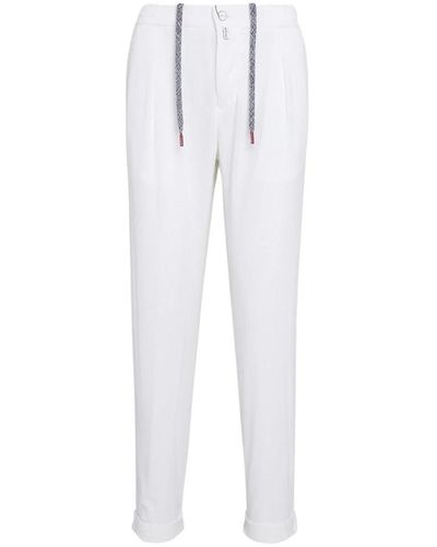 Kiton Pantalons - Blanc