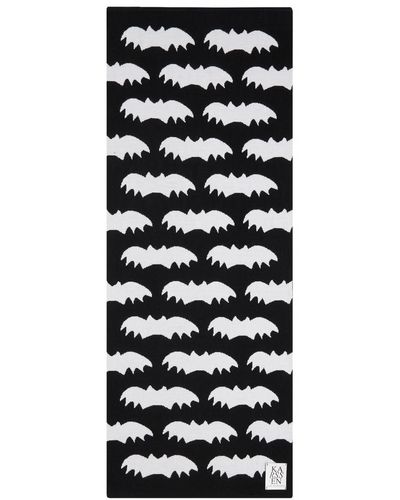 Zoe Karssen Alexe knitted bat scarf - Nero