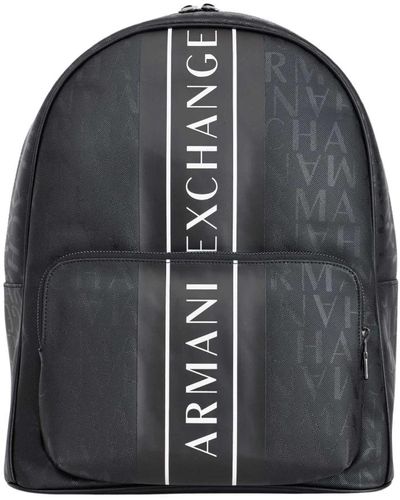 Armani Exchange Logo lettering rucksack schwarz