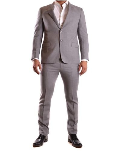 Armani Single Breasted Suits - Grey