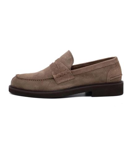 Melluso Shoes > flats > loafers - Marron