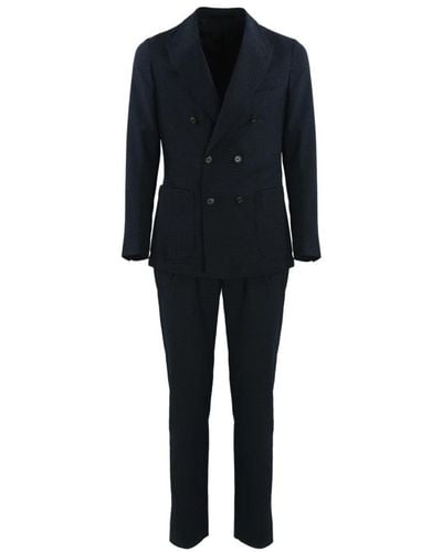 Eleventy Suits > suit sets > single breasted suits - Noir