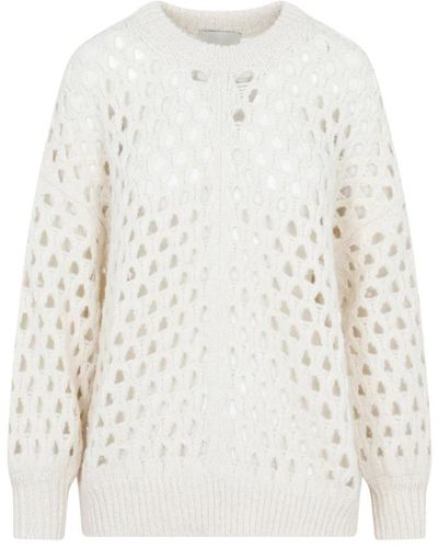 Isabel Marant Round-Neck Knitwear - White