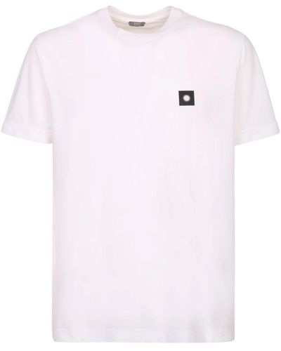 Zanone Patch T-Shirt - Weiß