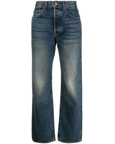 Nili Lotan Indigo gewaschene straight-leg jeans - Blau