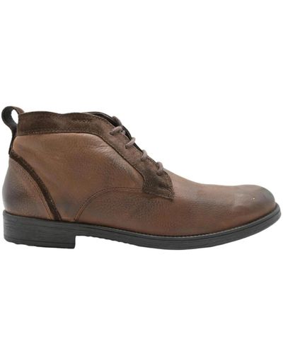 Geox Shoes > boots > lace-up boots - Marron