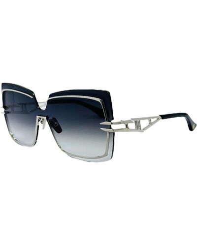 Dita Eyewear Intrikate titan sonnenbrille mit einzigartigem design - Schwarz