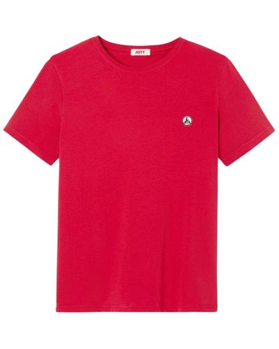 J.O.T.T Camiseta de algodón orgánico - just over the top - Rojo