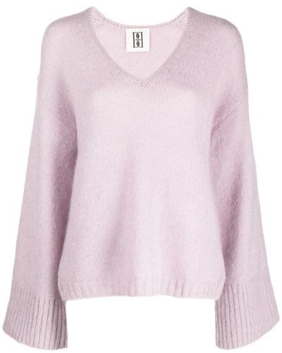 By Malene Birger V-Neck Knitwear - Pink