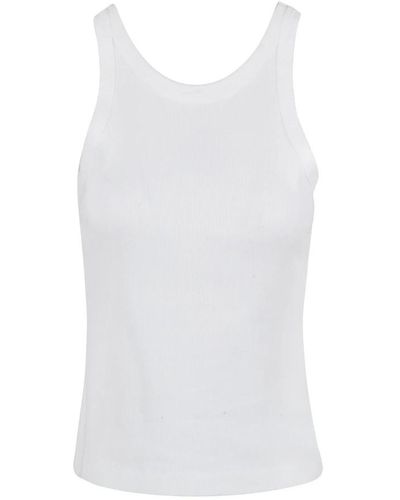 Jucca Sleeveless Tops - White