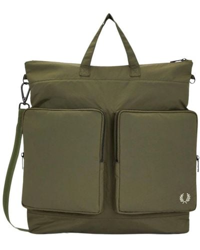 Fred Perry Cross Body Bags - Green