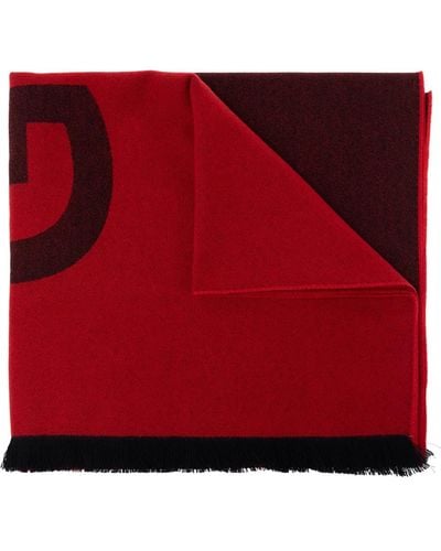 Givenchy Schal mit kontrastlogo - Rot