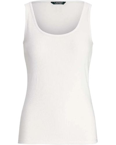 Ralph Lauren Tops > sleeveless tops - Blanc