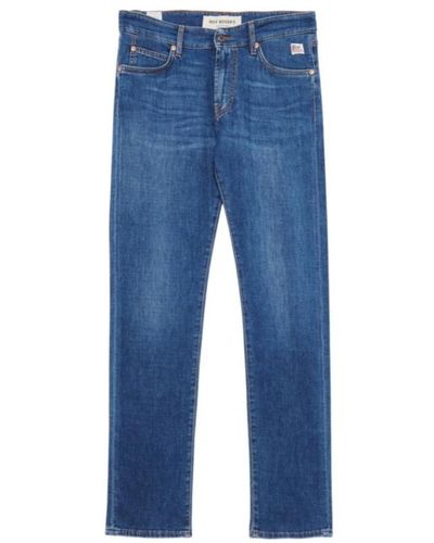 Roy Rogers Slim fit straight denim jeans - Blau