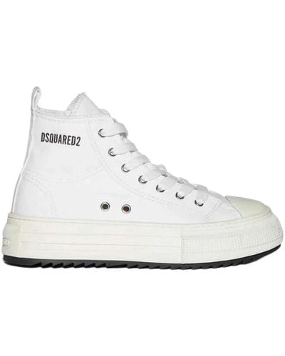 DSquared² Stylische sneakers für männer und frauen - Weiß