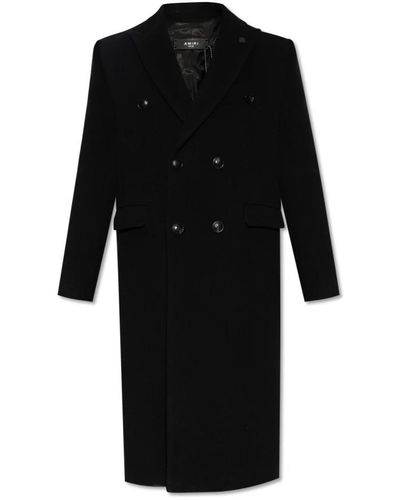 Amiri Coats > double-breasted coats - Noir