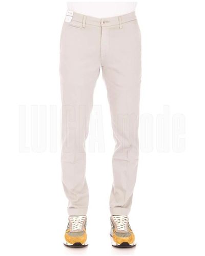 Re-hash Trousers > slim-fit trousers - Rose