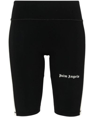 Palm Angels Schwarze shorts mit stil,training shorts