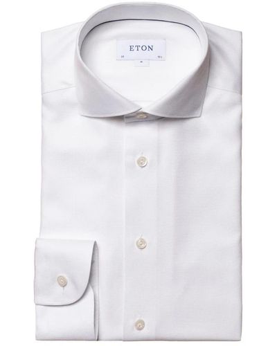 Eton Shirt 100003412 01 - Bianco