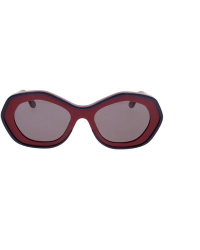 Marni Luxus sonnenbrille - stilvolles sommeraccessoire - Lila