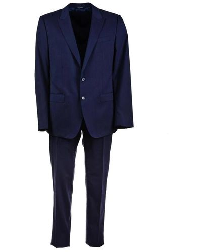 Dolce & Gabbana Suits > suit sets > single breasted suits - Bleu