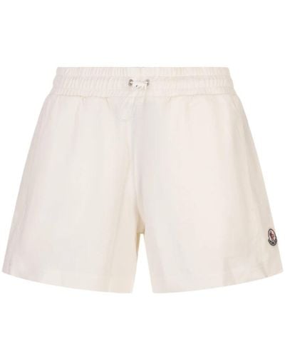 Moncler Short Shorts - White
