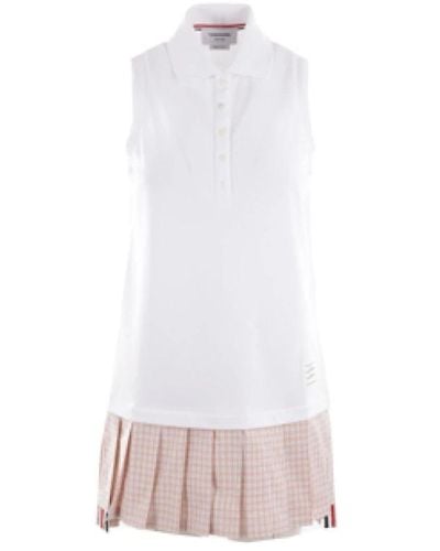 Thom Browne Short Dresses - White
