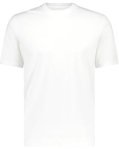 Fedeli Klassisches baumwoll-t-shirt - Weiß