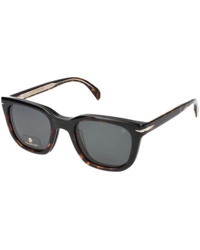 David Beckham David beckham brille db 7043/cs,sunglasses,schwarze/klare sonnenbrille mit clip-on - Mettallic