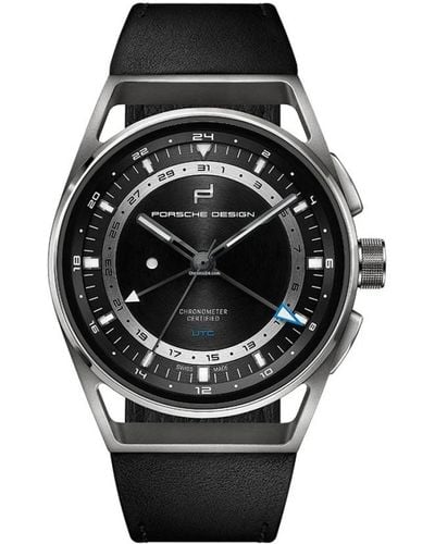 Porsche Design Watch - Uomo - 6023.4.05.001.07.2 - 1919 Design Globetimer UTC 42 mm - Schwarz