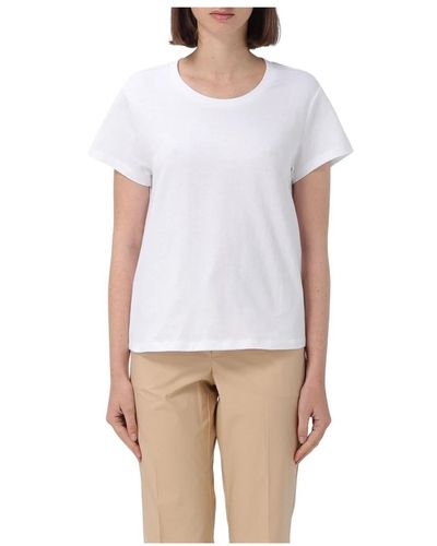 Twin Set Camiseta casual de algodón en varios colores - Blanco