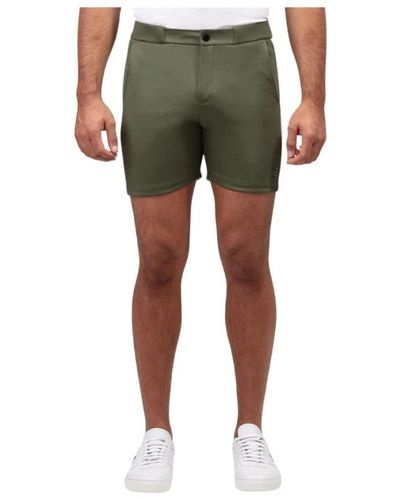 Ron Dorff Sportshorts mit vintage-streifen - Grün