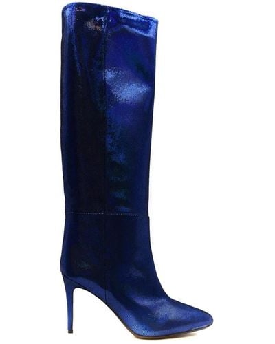 Anna F. Heeled Boots - Blue