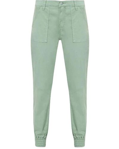 J Brand Cropped Trousers - Green