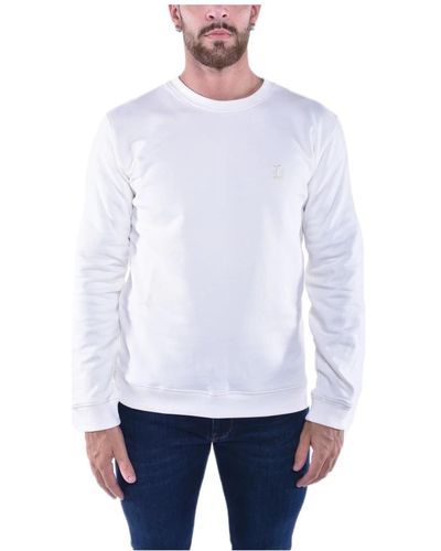 Dondup Crewneck sweatshirt mit logo - Weiß