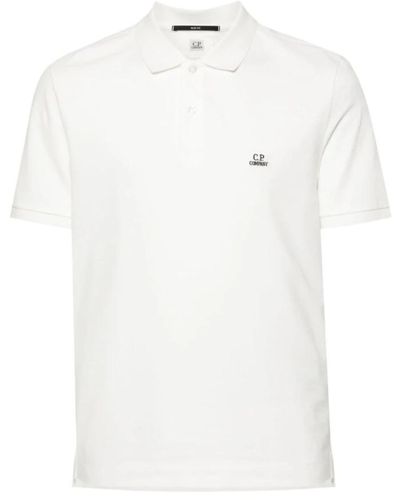 C.P. Company Polo 103 stil modell hemd - Weiß