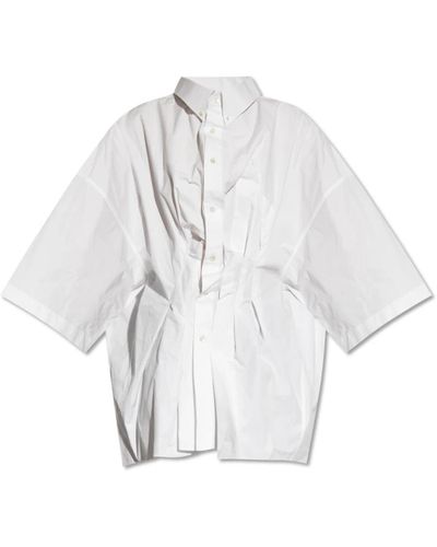 Maison Margiela Oversize hemd - Weiß