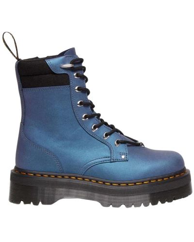 Dr. Martens Lace-Up Boots - Blue