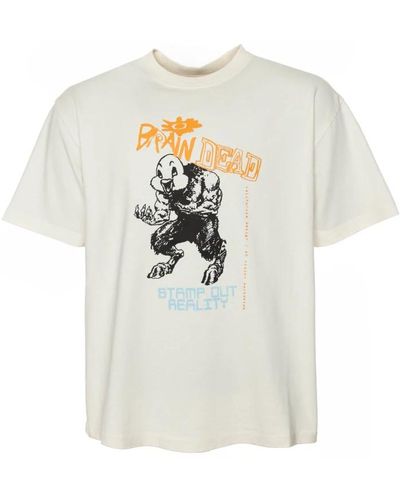 Brain Dead Enten-bestie grafikshirt - Weiß