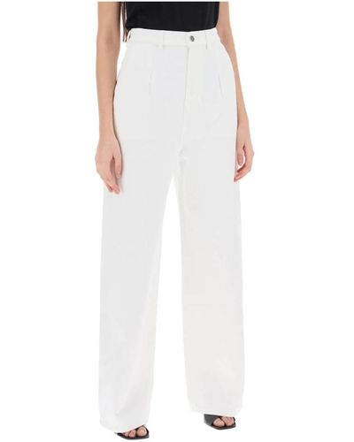 Loulou Studio Wide trousers - Weiß