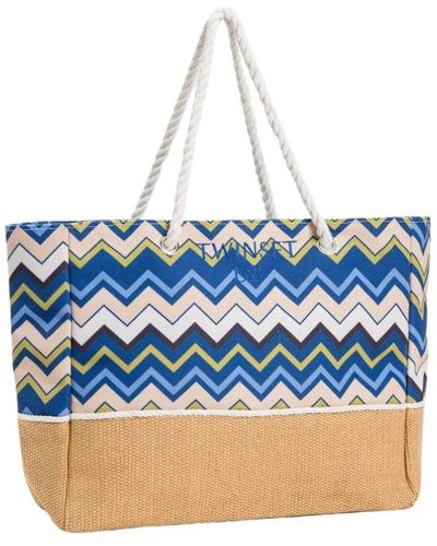 Twin Set Tote Bags - Blue
