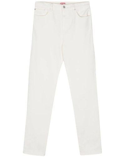 KENZO Slim-Fit Jeans - White