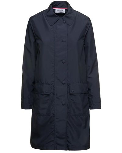 Thom Browne Rain giacche - Blu