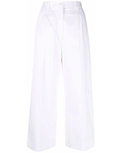 Dolce & Gabbana Wide Trousers - White