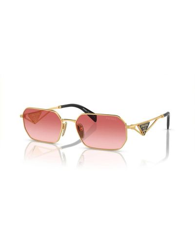 Prada Sunglasses,gold/rosa rote sonnenbrille,pale gold/blue silver sonnenbrille - Schwarz