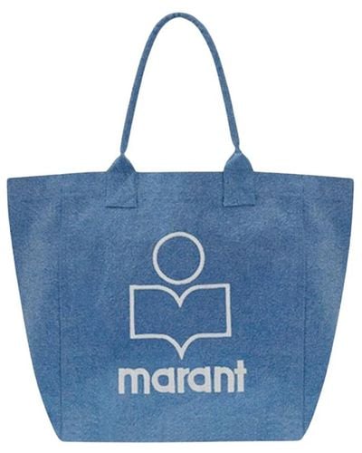 Isabel Marant Stilvolle accessoires einkaufstaschen - Blau